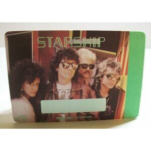 Starship Backstage Pass Knee Deep In The Hoopla Concert Tour Original Rock Gift
